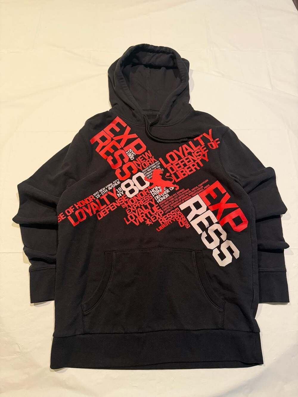 Express NYC 1980 Graphic Pullover Hoodie